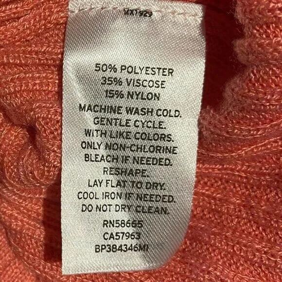 BP. Women's Pullover Sweater Large Coral Rose Tea NWT Long Sleeves Butter Soft - Picture 7 of 7